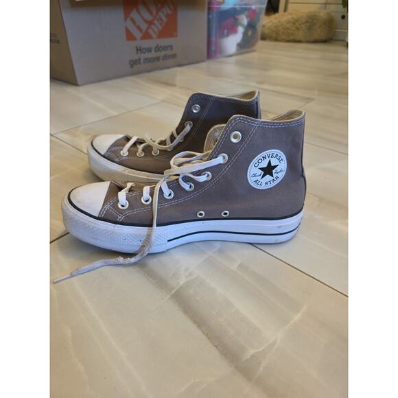 Converse Chuck Taylor All Star Move Platform Womens 9.5 Sneakers Black A12309F - Picture 5 of 16